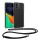 Husa Motorola Edge 40, Transparent/Negru, Silicon, KWM000022OU001C