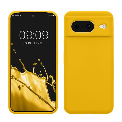 Husa Google Pixel 8, Galben, Silicon, KWM000020JF005C