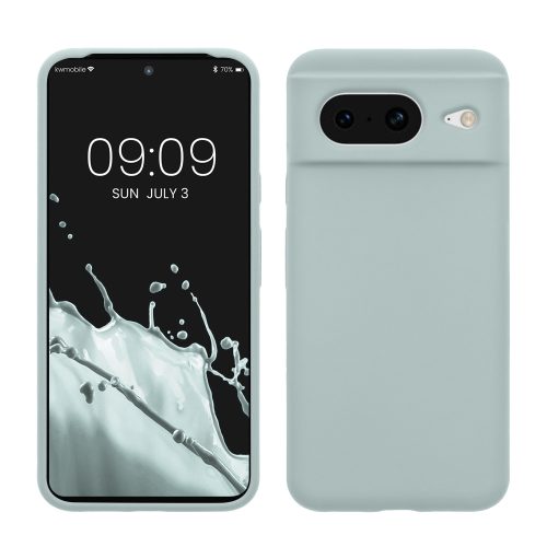 Husa Google Pixel 8, Verde deschis, Silicon, KWM000020JF009C