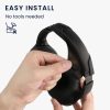 Set 2 Perne de urechi si 2 huse Kwmobile pentru Sony WH-1000XM5, Albastru inchis, Silicon, KWM0000205F003C