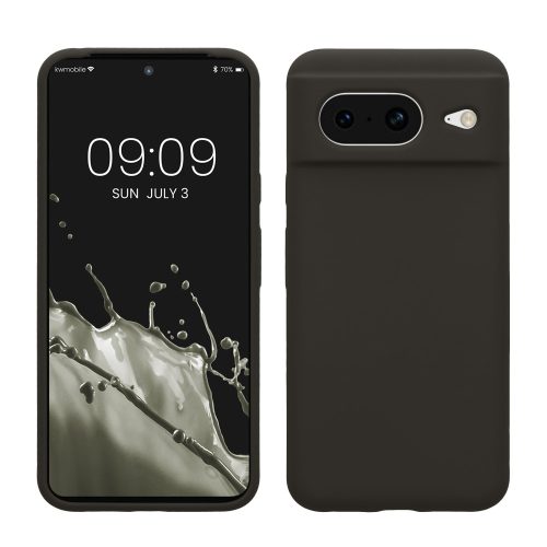 Husa Google Pixel 8, Gri inchis, Silicon, KWM0000208F024C