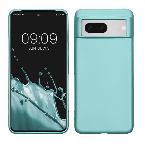 Husa Google Pixel 8, Verde deschis, Silicon, KWM0000208J007C