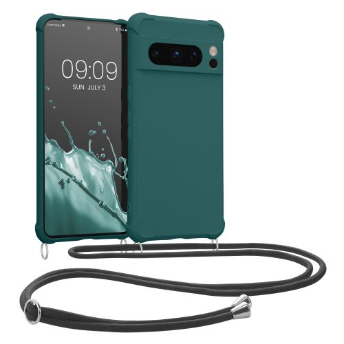 Husa Google Pixel 8 Pro, Verde inchis, Silicon, KWM0000208U005C