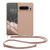 Husa Google Pixel 8 Pro, Crem, Silicon, KWM0000208U006C