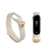 Curea Kwmobile pentru Xiaomi Mi Band 4/Mi Band 3, Alb, Silicon, KWM0000253P001C