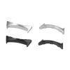 Set 4 Adaptori prindere curea de 20 mm Kwmobile pentru Google Pixel Watch 2, Argintiu/Negru, Otel, KWM0000253Z001C