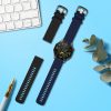 Set 2 Curele Kwmobile pentru Huawei Watch GT 4 (46mm), Negru/Albastru inchis, Silicon, KWM0000254A001C