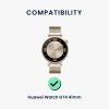 Set 2 Curele Kwmobile pentru Huawei Watch GT 4 (41mm), Negru/Albastru inchis, Silicon, KWM0000254B001C
