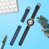 Set 2 Curele Kwmobile pentru Huawei Watch GT 4 (41mm), Negru/Albastru inchis, Silicon, KWM0000254B001C