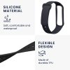 Set 2 Curele Kwmobile pentru Xiaomi Smart Band 8 Active, Negru/Albastru inchis, Silicon, KWM0000254C001C