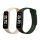 Set 2 Curele Kwmobile pentru Xiaomi Smart Band 8 Active, Verde inchis/Bej, Silicon, KWM0000254C003C