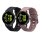 Set 2 Curele Kwmobile pentru Garmin vivoactive 5/Active 5, Negru/Mov, Silicon, KWM0000254E002C