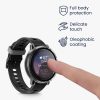 Set 2 Huse Kwmobile cu sticla securizata pentru Garmin vivoactive 5/Active 5, Transparent/Negru, Plastic, KWM0000254N002C