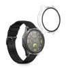 Set 2 Huse Kwmobile cu sticla securizata pentru Huawei Watch GT 4 (46mm), Transparent, Plastic, KWM0000254O001C