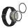 Set 2 Huse Kwmobile cu sticla securizata pentru Huawei Watch GT 4 (41mm), Transparent, Plastic, KWM0000254P001C
