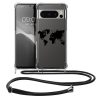 Husa Google Pixel 8 Pro, Transparent/Negru, Silicon, KWM0000208S003C