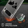 Husa Google Pixel 8 Pro, Transparent/Negru, Silicon, KWM0000208S003C