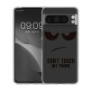 Husa Google Pixel 8 Pro, Transparent/Negru, Silicon, KWM000020JM003C