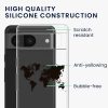 Husa Google Pixel 8, Transparent/Negru, Silicon, KWM000020JN002C