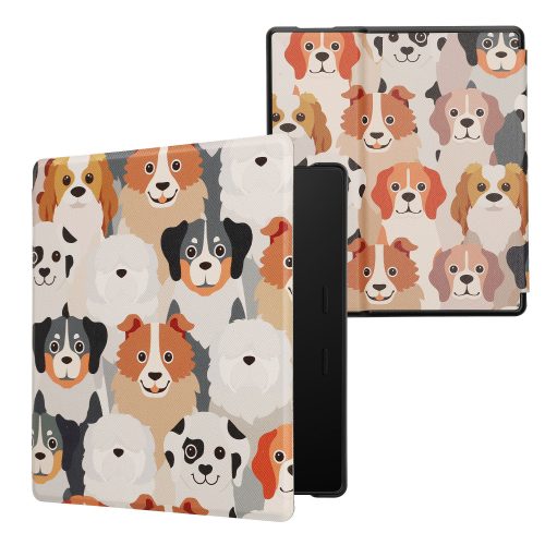 Husa Kwmobile pentru Amazon Kindle Oasis 10, Multicolor, Piele ecologica, KWM000010AE058C