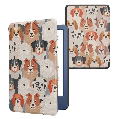 Husa Kwmobile pentru Amazon Kindle (2022), Multicolor, Piele ecologica, KWM000017LI021C