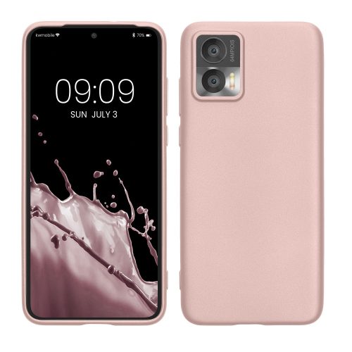 Husa Motorola Edge 30 Neo, Roz, Silicon, KWM0000201J003C