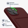 Husa Apple iPhone 15, Rosu inchis, Silicon, KWM000020EM006C