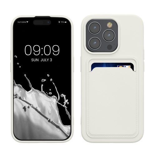 Husa Apple iPhone 15 Pro, Alb, Silicon, KWM000020EO005C
