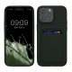 Husa Apple iPhone 15 Pro Max, Verde inchis, Silicon, KWM000020EP004C