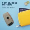 Husa Cheie Auto Kwmobile pentru BMW 3 Butoane, Multicolor/Rosu, Silicon, KWM0000085G005C