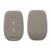 Husa Cheie Auto Kwmobile pentru Dacia/Renault 2 Butoane, Gri, Silicon, KWM000012VM004C
