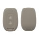 Husa Cheie Auto Kwmobile pentru Dacia/Renault 2 Butoane, Gri, Silicon, KWM000012VM004C