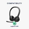 Husa Casti Kwmobile pentru Logitech H390, Visiniu, Neopren, KWM000018YQ003C