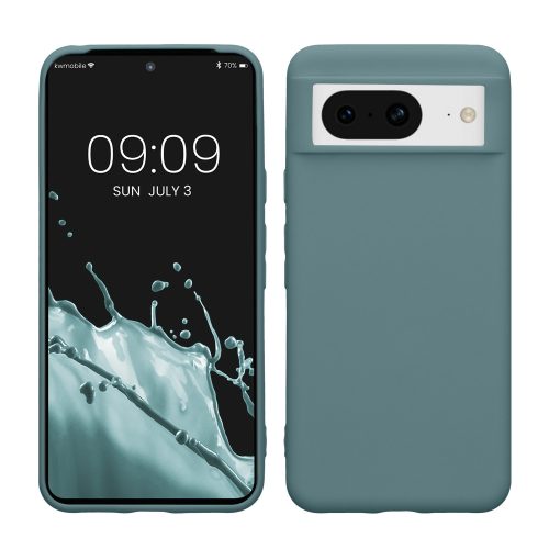 Husa Google Pixel 8, Verde inchis, Silicon, KWM0000208H012C