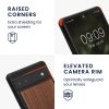 Husa Google Pixel 6a, Maro, Lemn, KWM000020JY001C