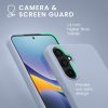 Husa Samsung Galaxy A55, Albastru deschis, Silicon, KWM000021ME003C