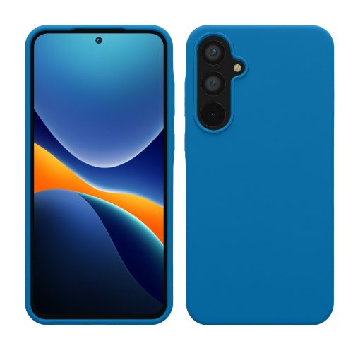 Husa Samsung Galaxy A55, Albastru, Silicon, KWM000021ME018C