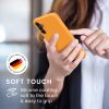 Husa Samsung Galaxy A15 5G, Portocaliu, Silicon, KWM000021MF007C