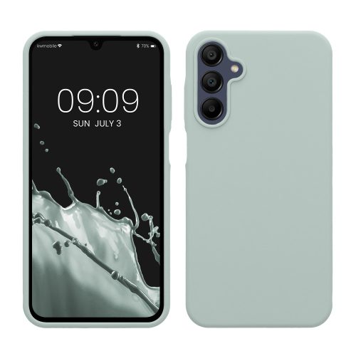 Husa Samsung Galaxy A15 5G, Verde deschis, Silicon, KWM000021MF015C