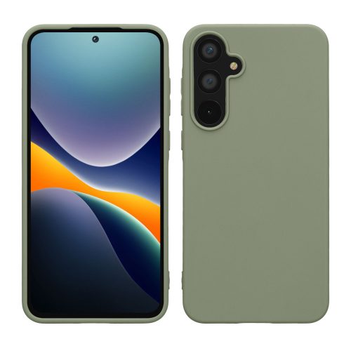 Husa Samsung Galaxy A55, Verde, Silicon, KWM000021MG009C