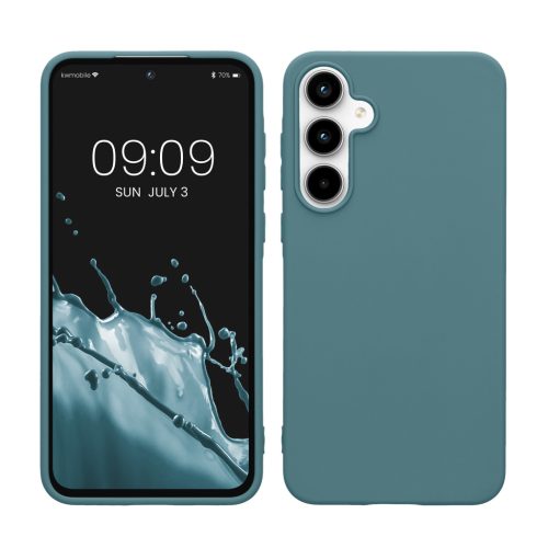 Husa Samsung Galaxy A55 5G, Verde deschis, Silicon, KWM000021MG013C