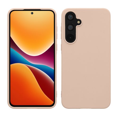 Husa Samsung Galaxy A55, Crem, Silicon, KWM000021MG015C
