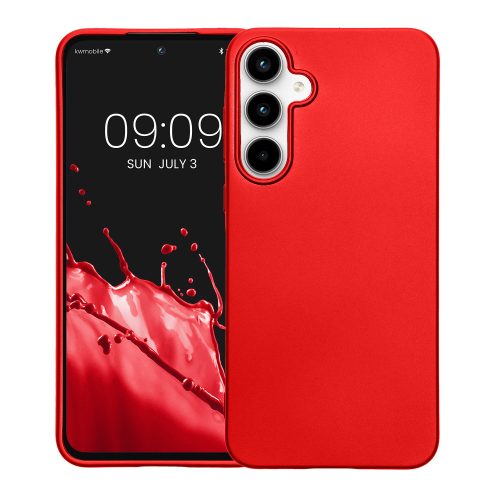 Husa Samsung Galaxy A55, Rosu, Silicon, KWM000021MI003C