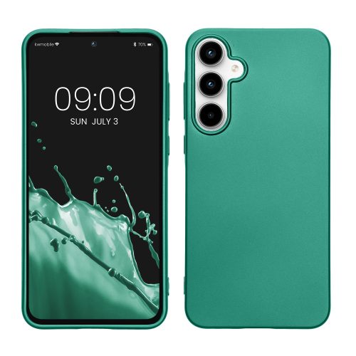 Husa Samsung Galaxy A55, Verde, Silicon, KWM000021MI004C