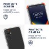 Husa Samsung Galaxy A15 5G, Transparent/Negru, Silicon, KWM000021MP001C