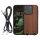 Husa Apple iPhone 15 Pro, Maro, Lemn, KWM000022OX001C