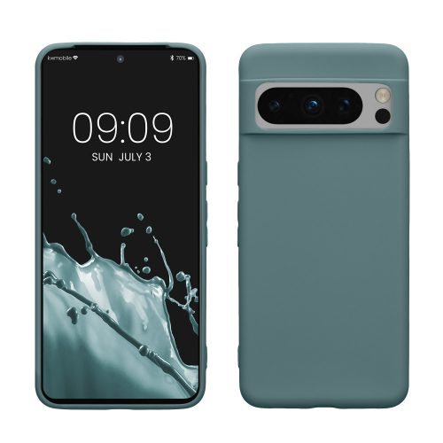 Husa Google Pixel 8 Pro, Verde inchis, Silicon, KWM0000208I014C