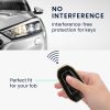 Husa Cheie Auto Kwmobile pentru Opel 3 Butoane - Keyless Go, Negru/Auriu, Silicon, KWM0000256D001C
