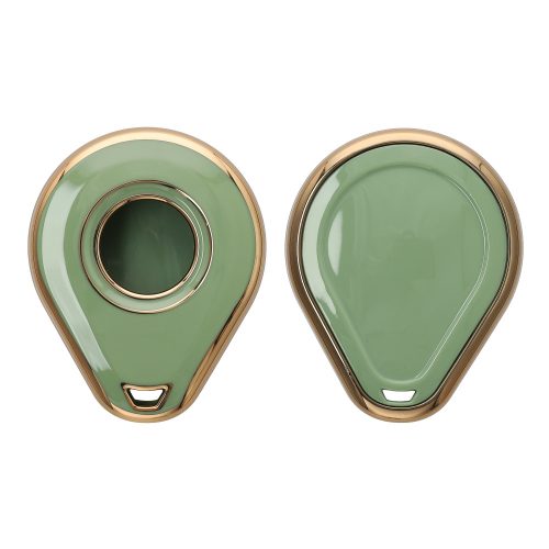 Husa Cheie Kwmobile pentru Harley Davidson, Verde/Auriu, Silicon, KWM0000256E003C