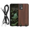 Husa Motorola Edge 30 Neo, Maro, Lemn, KWM000022PA001C